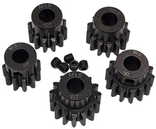 NHX RC MOD1.5 8mm Bore Hardened Steel Pinion Gears: 11T, 12T, 13T, 14T, 15T