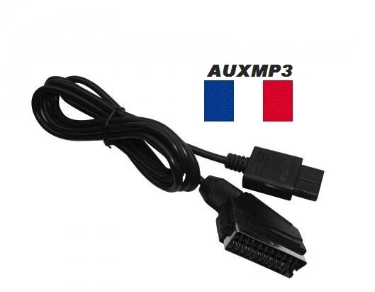 Câble vidéo RGB pour Super Nintendo PAL - SNES video péritel scart neuf