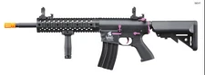 Lancer Tactical Gen 2 M4 Evo Airsoft AEG Rifle Purple Black Full Semi-Automatic