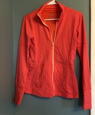 The North Face Pink Lightweight Nylon Full Zip Jacket, Sz Women's Small Running