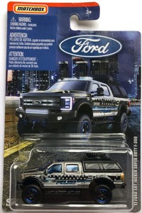 Details About Matchbox 2019 Ford Truck Series 17 Ford Sky Jacker Super Duty F 350 Police Moc