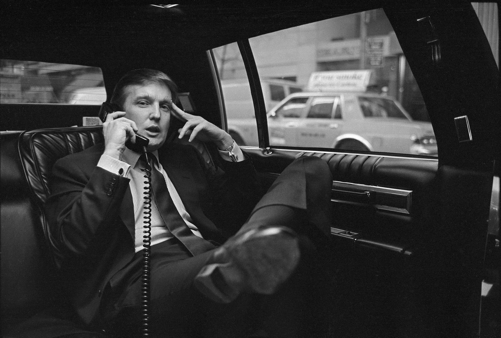 Donald Trump Talking On The Phone 8x10 Picture Celebrity Print