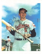 Brooks Robinson Baltimore Orioles 9 X 11 Personalized Autographed Paper Picture
