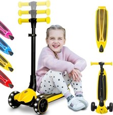 Kicknroll Monopattino per bambini 3 anni – 6 anni  bambini e Bambine 4 Altezze