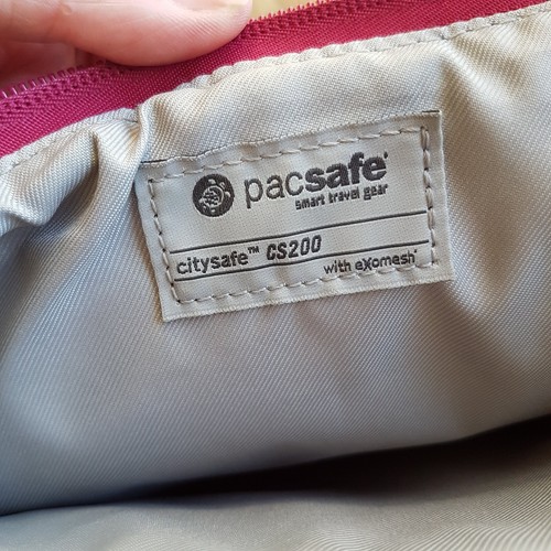 PacSafe CITYSAFE CS200 ANTI-THEFT RFID Laptop Travel Work Bag Shoulder Crossbody - Picture 24 of 24