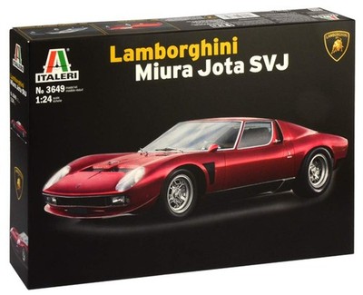 Italeri 3649 Model Plastic to Assemble Car Lamborghini Miura Jota Svj- Model Kit