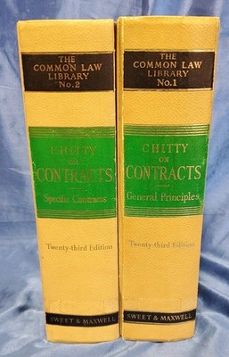 Chitty On Contracts 23rd Edition With Supplement