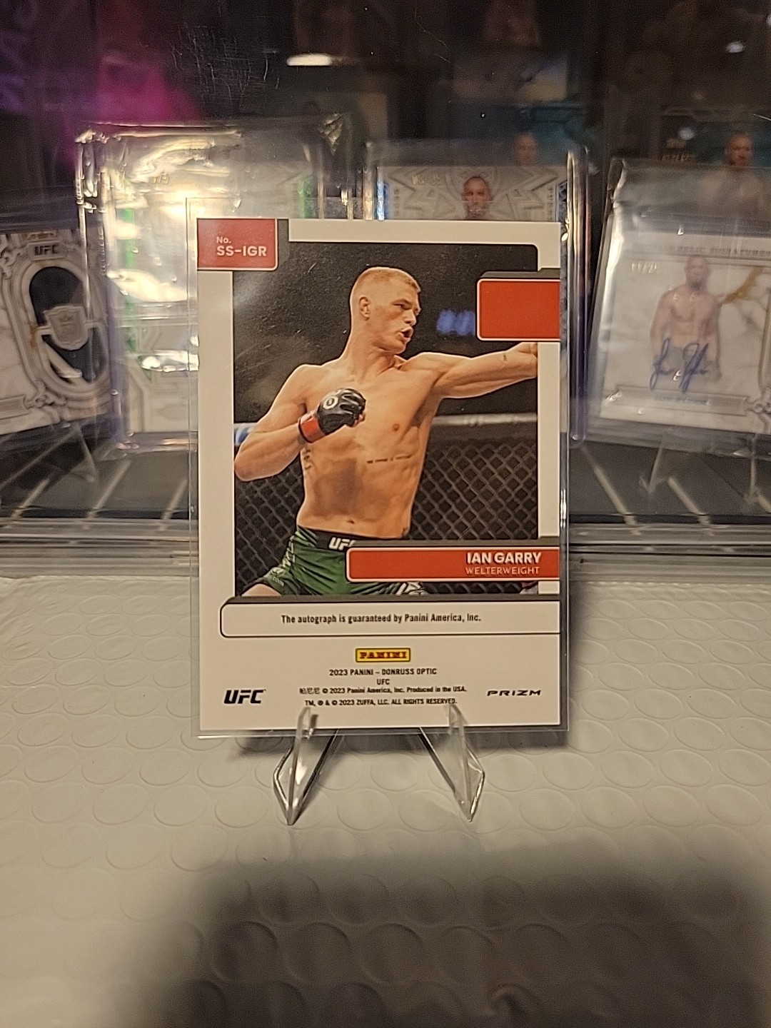 2023 Panini Donruss Optic UFC - Signature Series Ian Machado Garry #SS-IGR (AU)