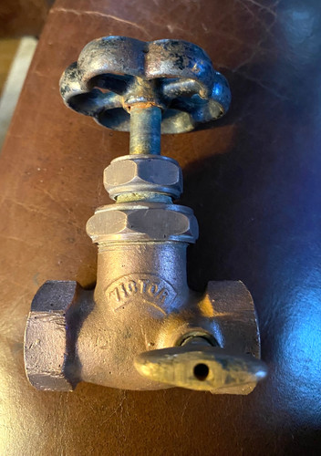 Vintage Victor 3/4" Bronze Globe Valve with Vent Clean Nice