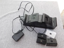 PowerA Xbox Controller Charging Dock 2 Batteries Covers AC Adapter Black White