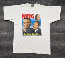 Vintage 80s Martin Luther King Jr Shirt Screen Stars Best MLK His Dream Lives On
