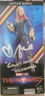 Brie Larson Large Autographed Captain Marvel Figure With Certification