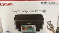 Canon Pixma MG3650S Wireless All-in-One Inkjet Printer Black and Colour BRAND NE