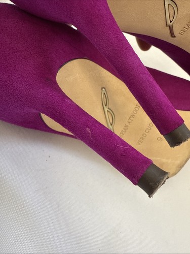 Women’s suede high heels size 9 by Brian Atwood - Picture 11 of 15