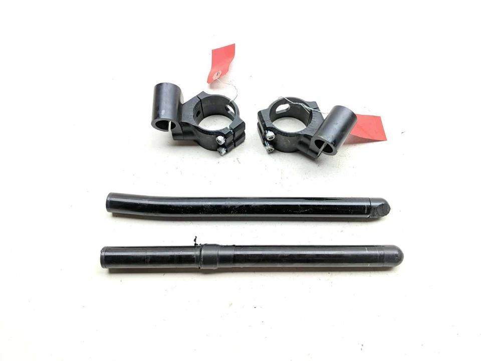 00 01 Honda CBR 929RR Left Right Clip On Handlebars w/ Clamps Woodcraft - Image 4 of 4