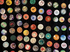 Vintage Lot of  OVER 750 Pogs And 31 Slammers RARE OJ SLAMMER