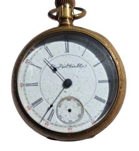 Vintage Elgin Pocket Watch 18s 17 Jewel G.M. Wheeler Circa 1895 Orig Case Insert