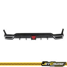 Fits 22-26 Honda Civic Hatchback Carbon Look Rear Diffuser W/ Corner Spat PP