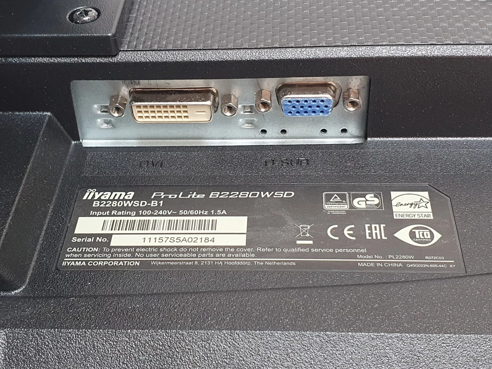 IIYAMA ProLite 22 Zoll Alte Monitor mit VGA Bildschirm Für Windows 95 98 XP 7 - Bild 2 von 4