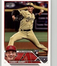 2023 Topps Tommy Henry Rookie #336 RC Arizona Diamondbacks