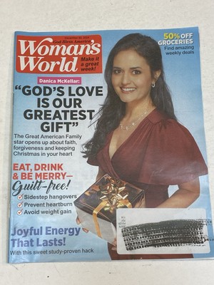 Woman's World Magazine Dec 30 2024 Danica McKellar Joyful Energy Eat Drink Merry