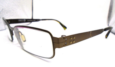 Zero G FAR ROCKAWAY Olive Green/Brown 50-17-130 Womens Eyeglasses Frames Japan