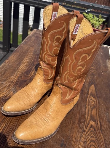 Nocona Buttercup USA Vintage Western Cowboy Dance Hall Rodeo Boots Sz US 11 B - Afbeelding 1 van 11