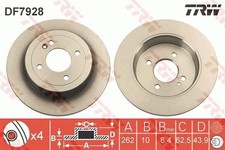 2x Bremsscheibe Hinterachse für HYUNDAI KIA ACCENT IV Stufenheck V BAYON i20