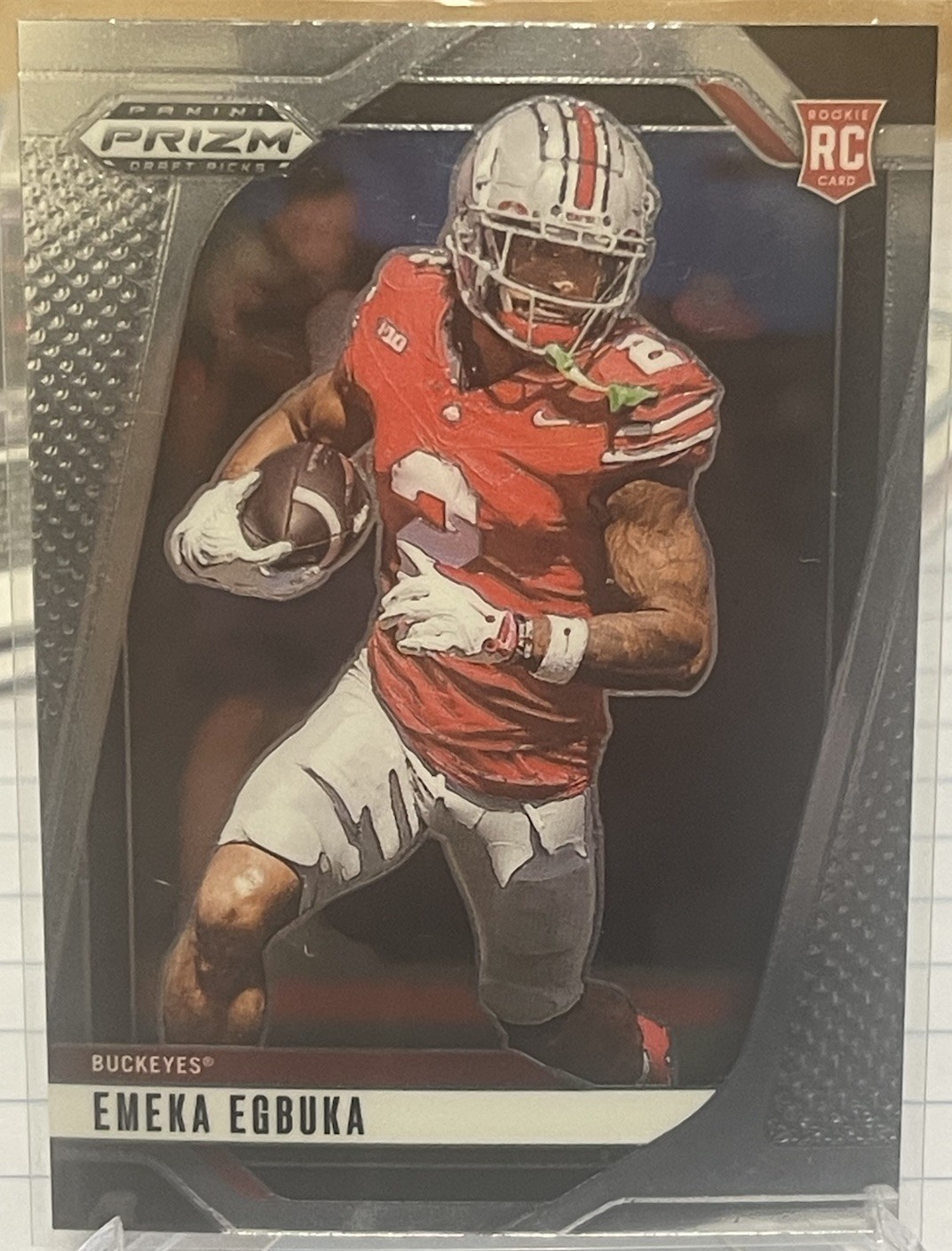 2025 Panini Prizm Draft Picks #85 Emeka Egbuka Ohio State Buccaneers Rookie