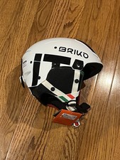 Casco Briko Slalom FISI Youth taglia 54 nuovo con etichette sci corsa