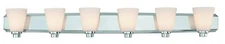 Dolan Designs 3406-26 Southport 6 Light 48 inch Chrome Bath Vanity Wall Light