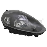 Scheinwerfer Rechts Schwarz H4/P21W Mit Tagfahrlicht FüR Fiat Punto 199_ 199