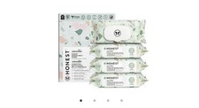 The Honest Company Hypoallergenic 72 Count Pack of 4 , Pattern Play