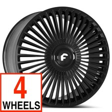 4 Forgiato TRIMESTRE-M Forged Black 24 Wheels Rolls Royce Ghost Phantom Cullinan