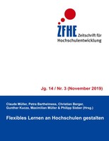Flexibles Lernen An Hochschulen Gestalten Zfhe 14/3 Claude MüLler (U. A.) Buch