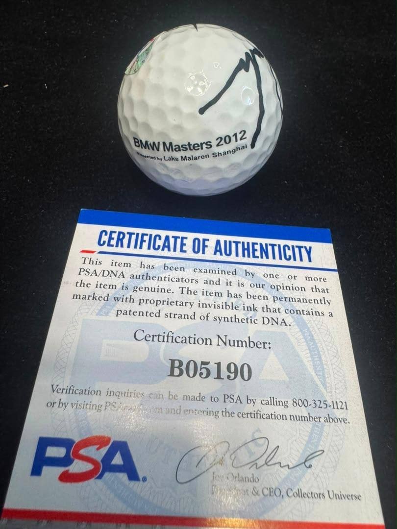 Hand-Signed Tiger Woods Signed Autographed Golf Ball PSA/DNA  view 2