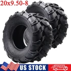 2 PCS 20x9.50-8 ATV UTV SxS Tires 4PR  All-Terrain Trail Off-Road Tires Tubeless