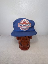 Vintage 1980s Denver Broncos AFC Champions XXII 22 Cap Hat YKK Slide