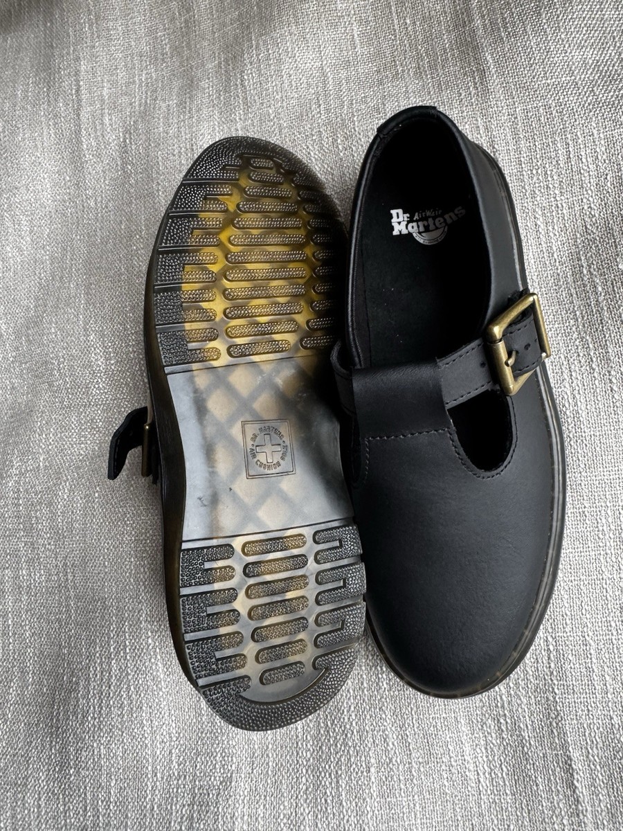 Dr. Martens Zavala MJ Buckle Mary Jane Shoes Black Women's Size 5