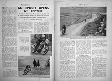 Old Vintage Print Motor Cycle Magazine 1948 Norton Motors Enfield Walker 20th