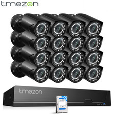 4K 8MP POE Security Camera System Human Detection Audio IP66 Wide Angle H.265 