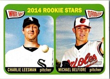 Charlie Leesman Michael White Sox 2014 Rookie Stars Topps 2014 Baseball Card. rookie card picture