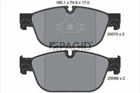 Bremsbelagsatz Scheibenbremse Pagid T2310N FüR Peugeot 508 1 SW RCZ 308 CC 16V 3