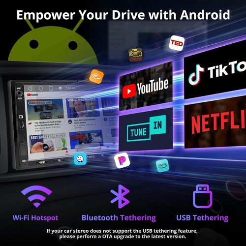 10.1" Android 13 Radio For Ford Transit 150 250 350 2020-2024 GPS Navi Stereo BT - Picture 14 of 19