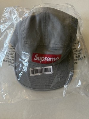 Supreme Washed Chino Twill Camp Cap Grey SS26 New | eBay