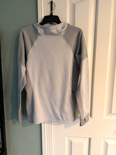The North Face Womens Pullover Flashdry Fleece Hoodie Gray - Size M