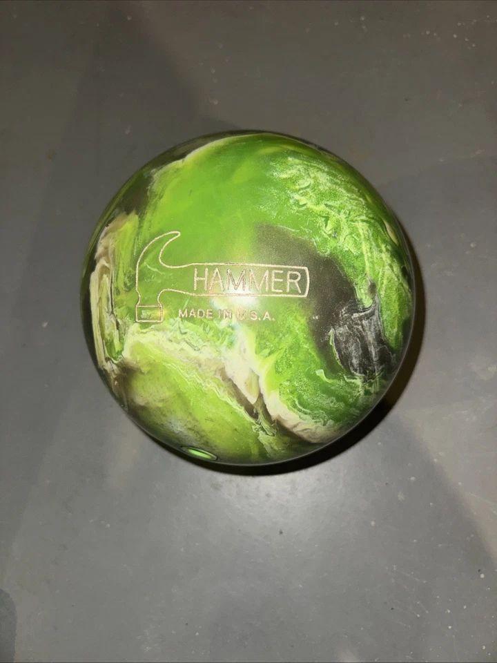 Hammer Toxic Raw Hammer Green 14lb - Rare - Image 3 of 4