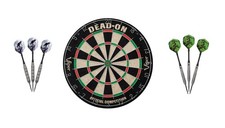 Bristle Dartboard  Sidewinder Darts  Raven Steel Set
