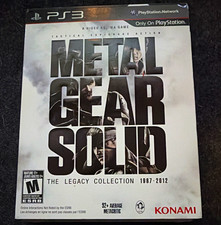 Konami Metal Gear Solid Legacy Collection PS3 NTSC-U/C 2013 M Manual MP