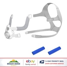 Headgear and Frame Kit for Sleep Apnea Treatment with Strap Covers and Clips